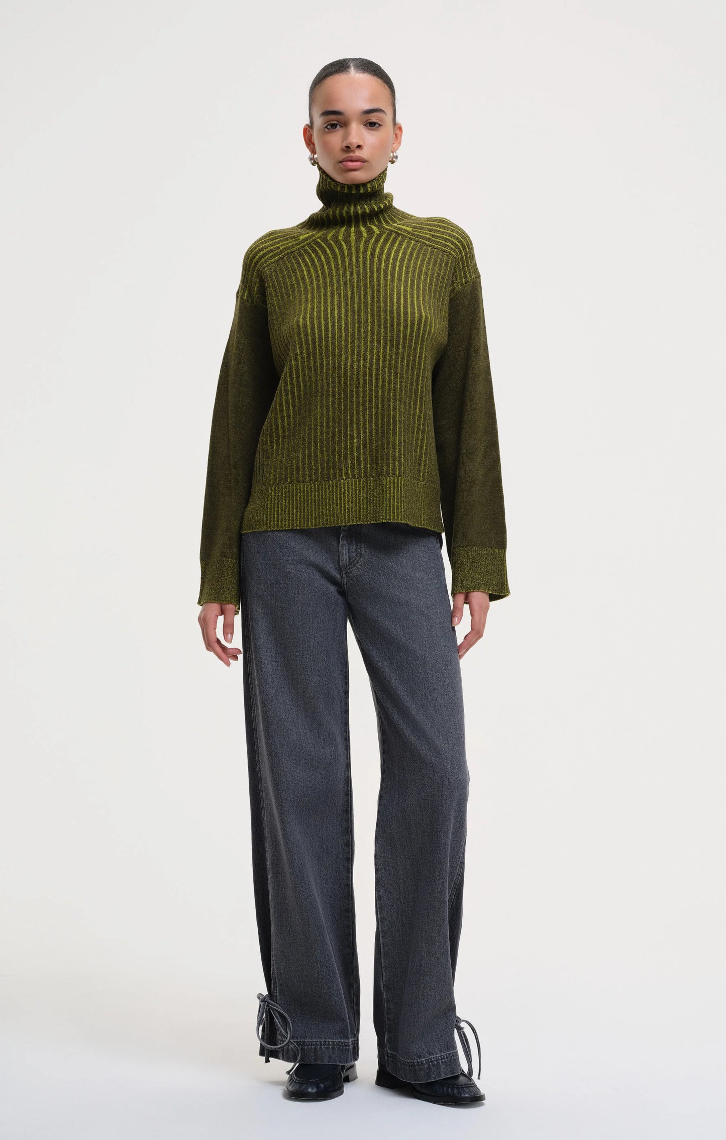 Kiva Turtle Neck Rib