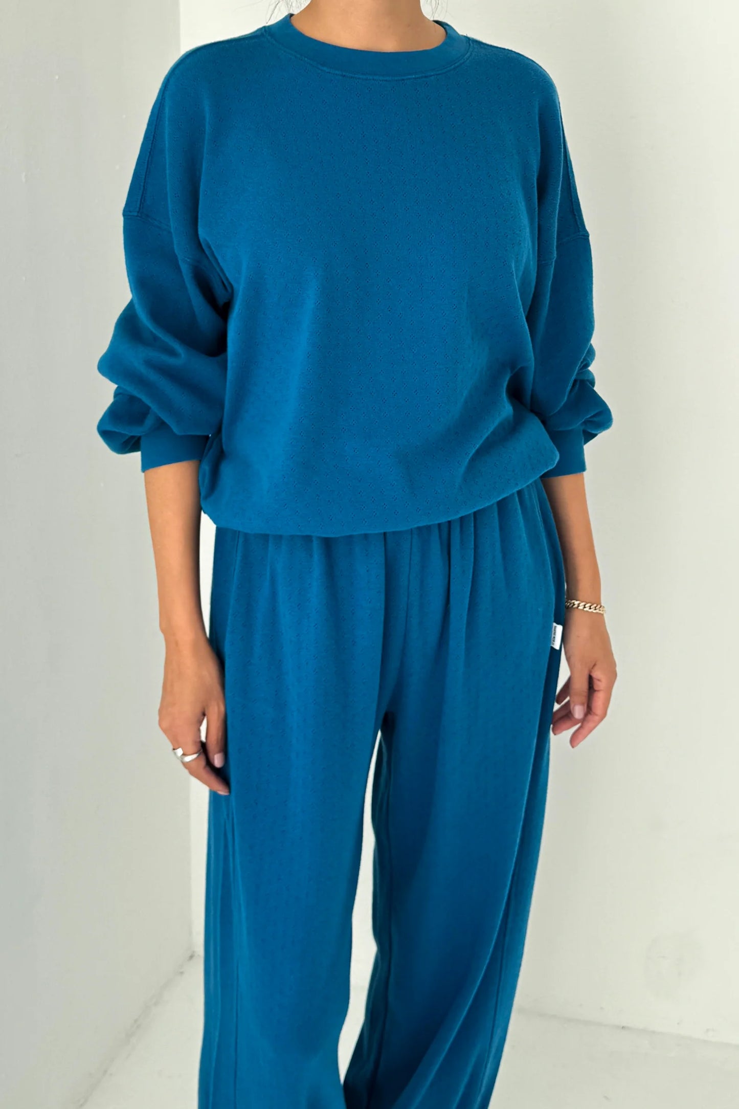 Pointelle Core Sweatshirt