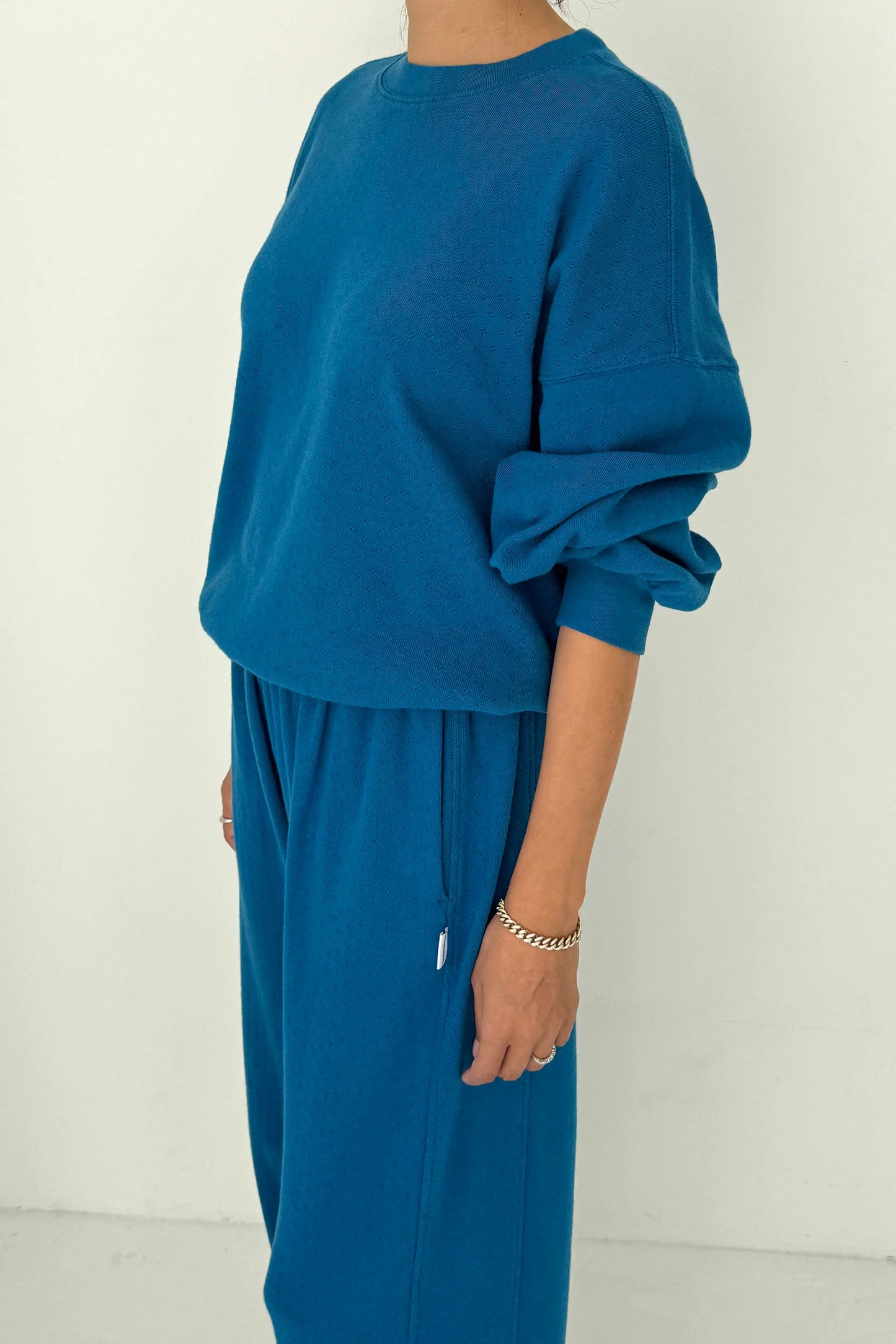 Pointelle Core Sweatshirt