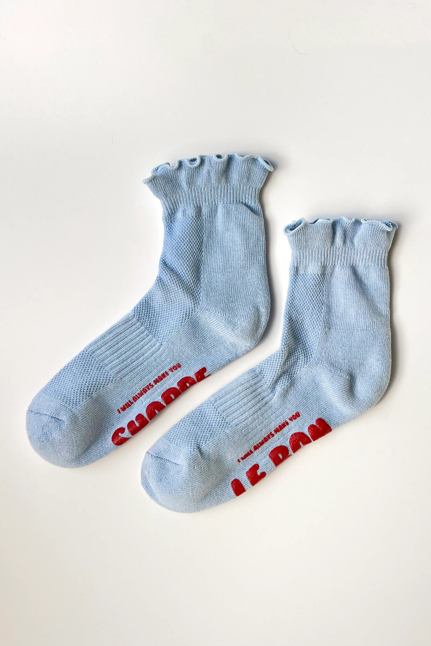 Ruffle Hugger Crew Socks