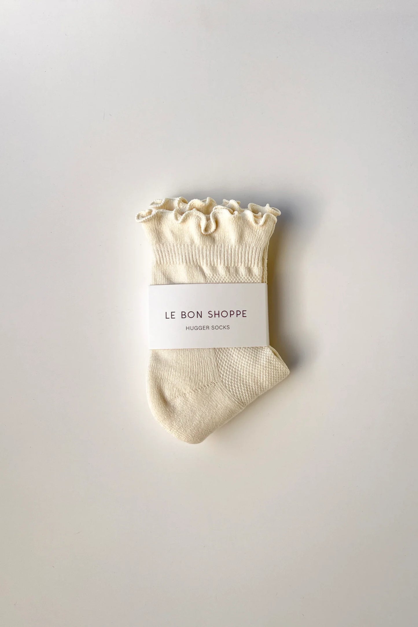 Ruffle Hugger Crew Socks
