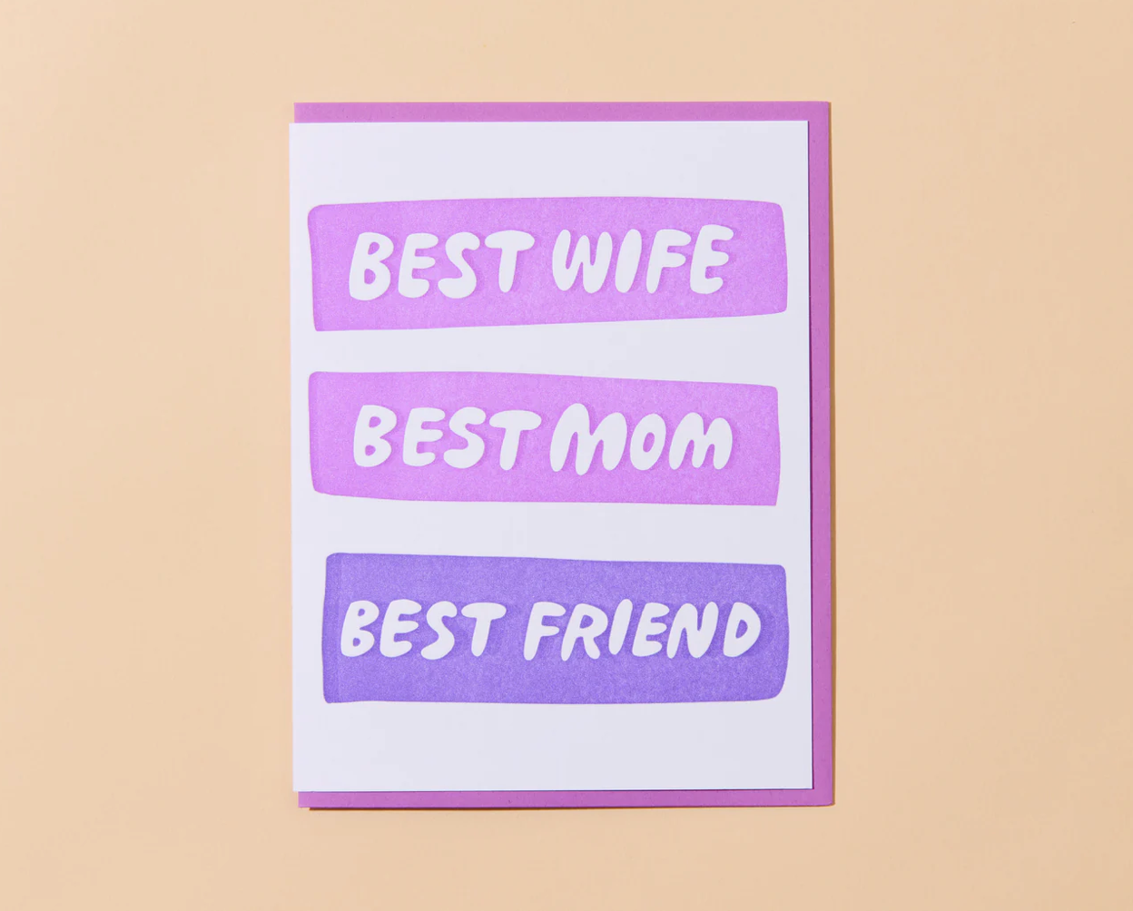 Best Wife Mother Card