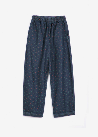 Swamp Whirl All Over Denim Cocoon Pants