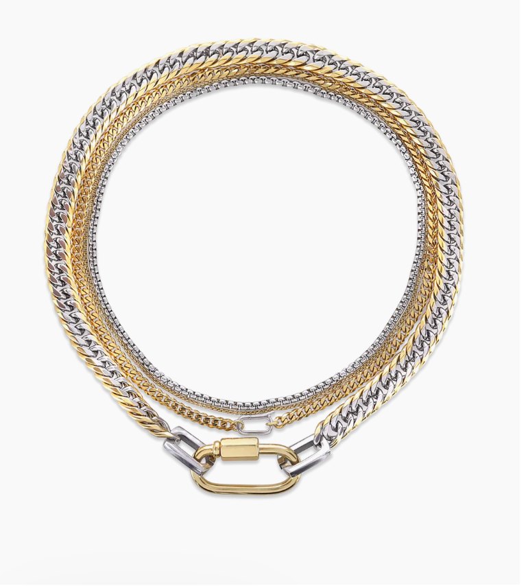 The Carabiner Layered Necklace