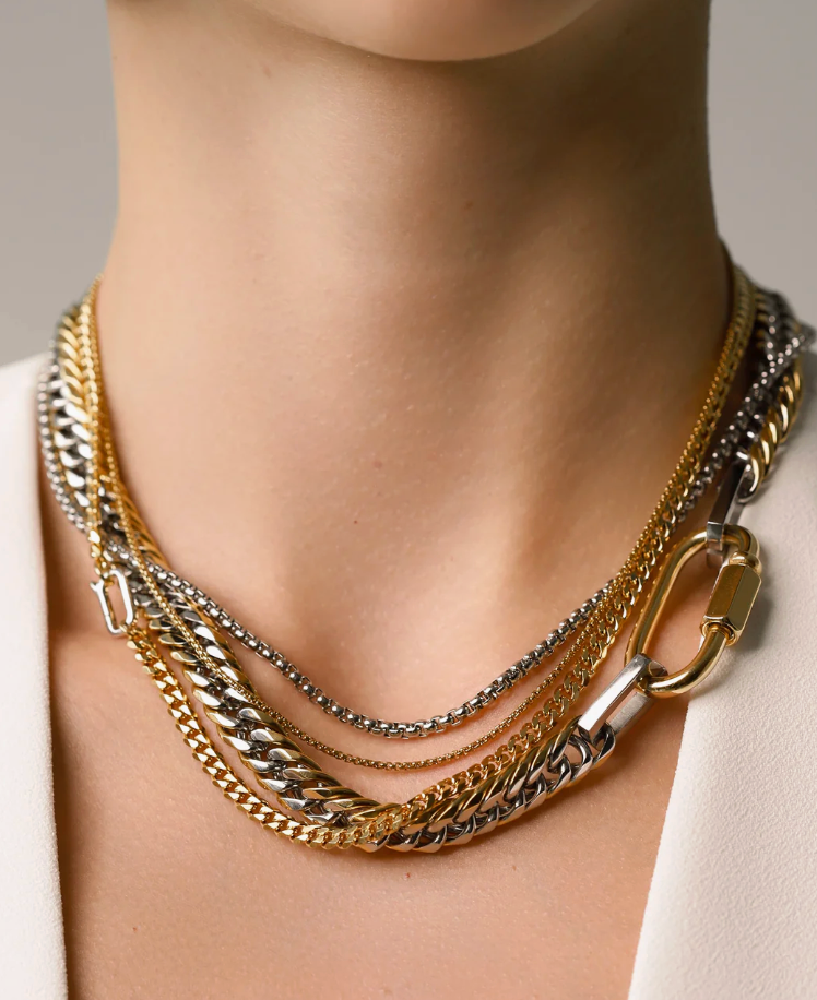 The Carabiner Layered Necklace