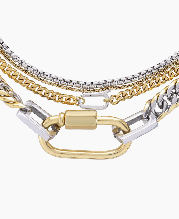 The Carabiner Layered Necklace