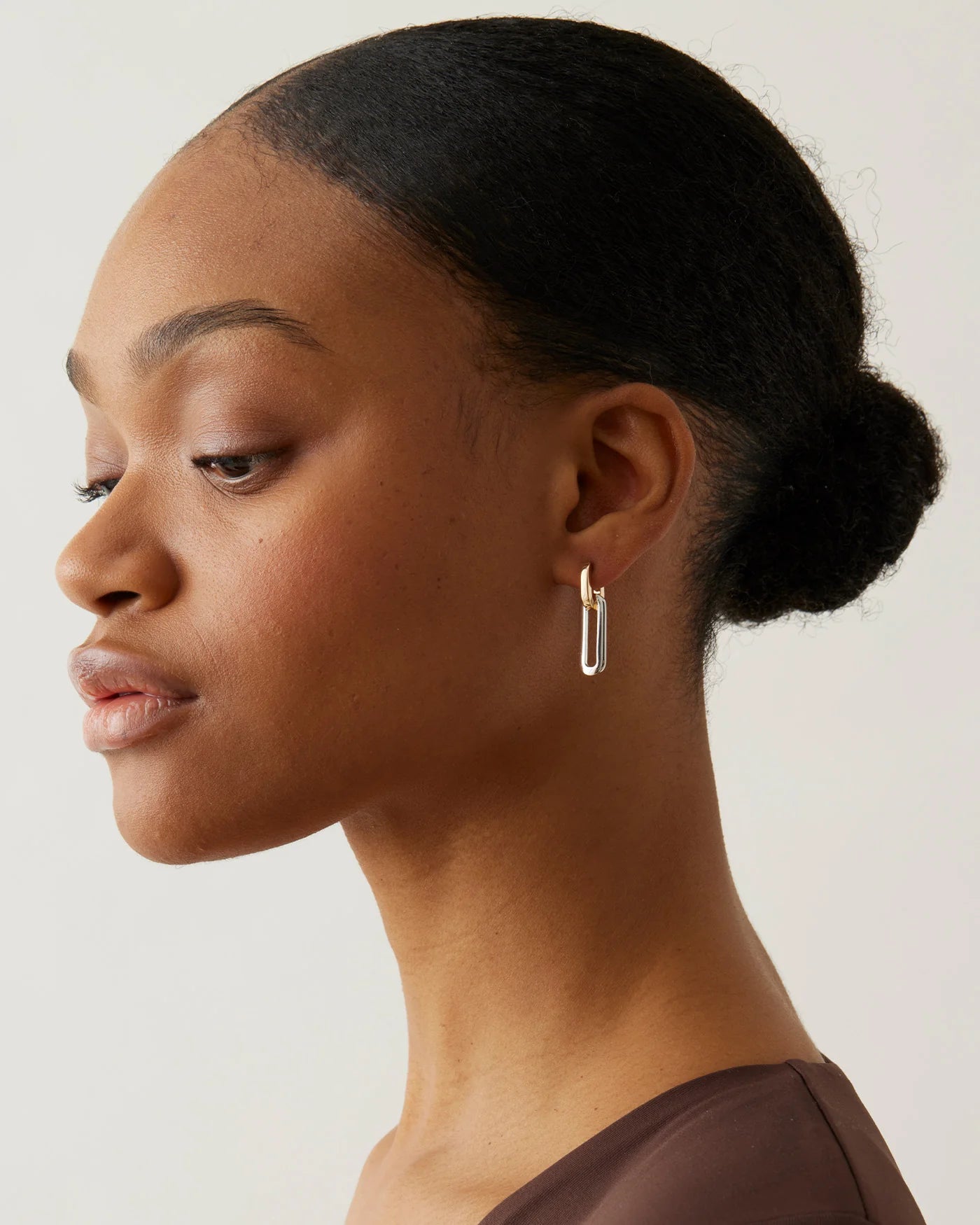 Teeni Link Earring Two-Tone