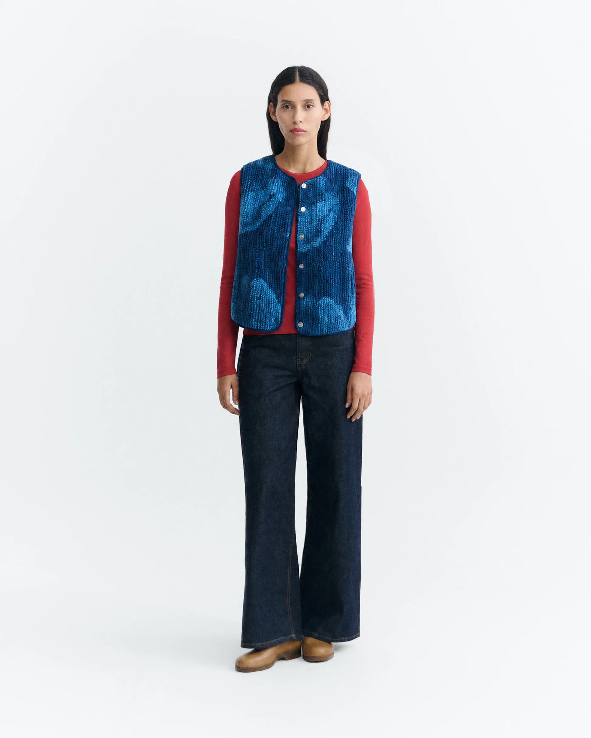 Blue Lotus Jacquard Jay Vest