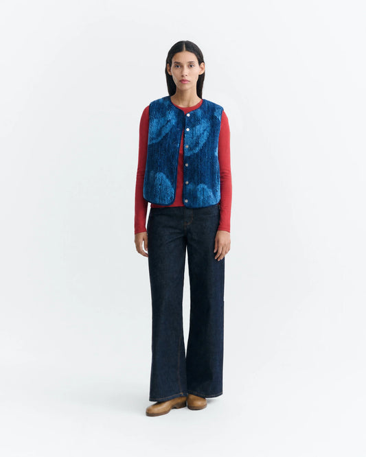 Blue Lotus Jacquard Jay Vest