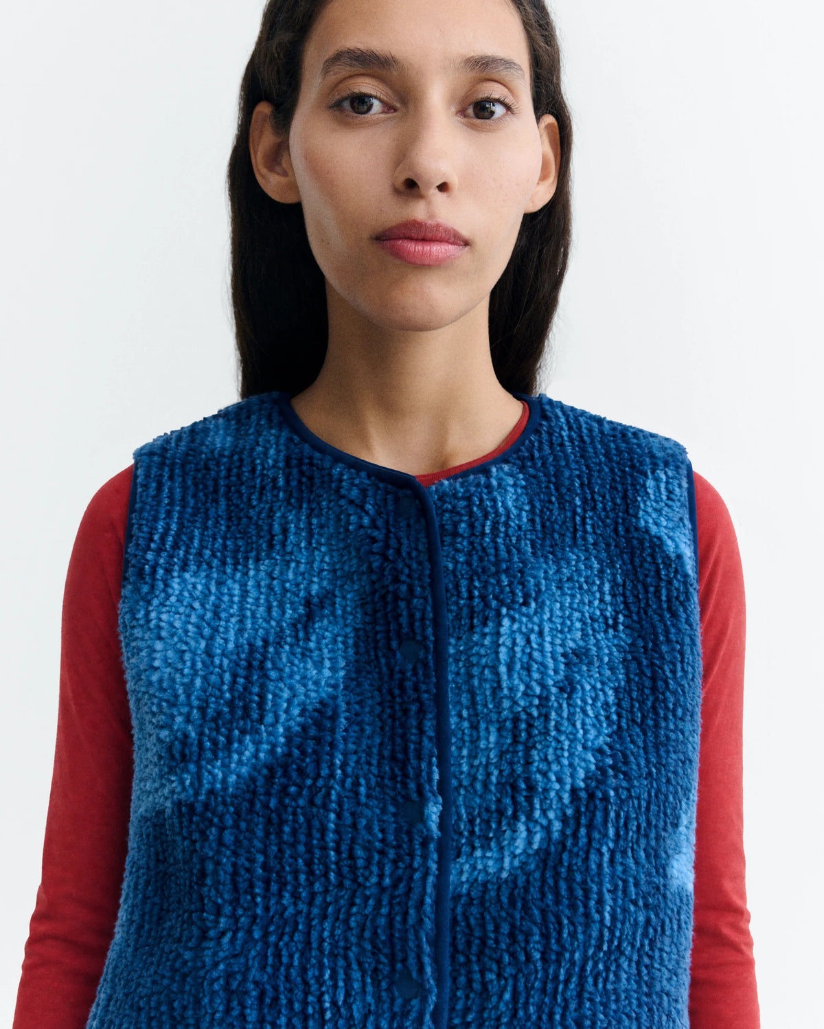 Blue Lotus Jacquard Jay Vest