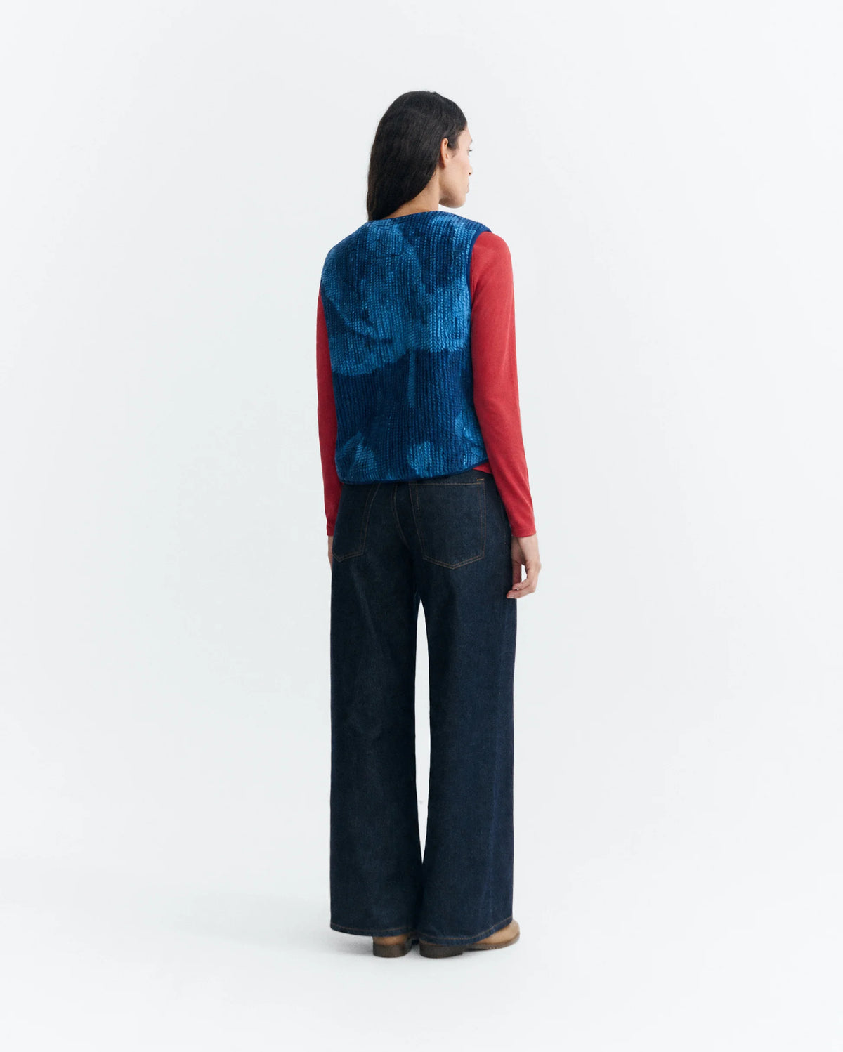 Blue Lotus Jacquard Jay Vest