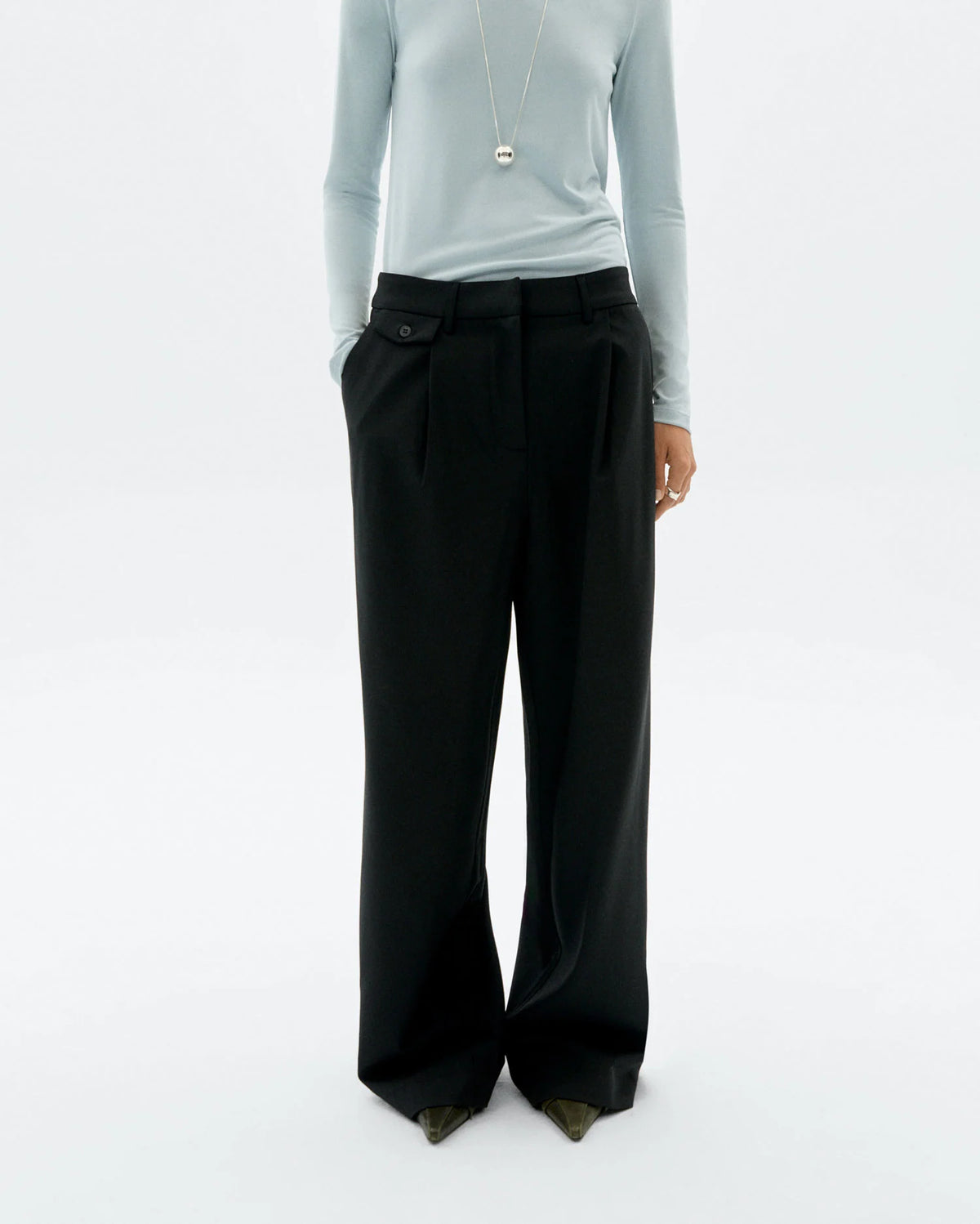 Black Pat Pants