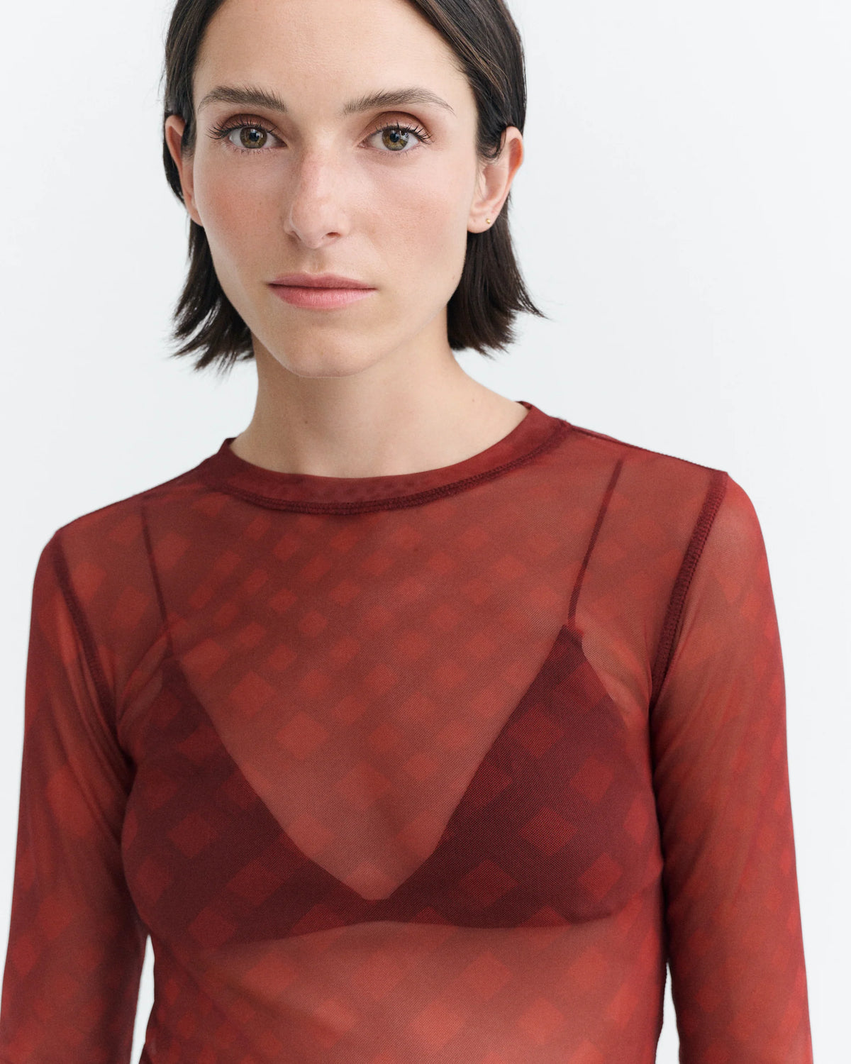 Noir Print Tere Top