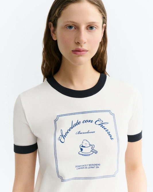 Churros White Zowie R Tee