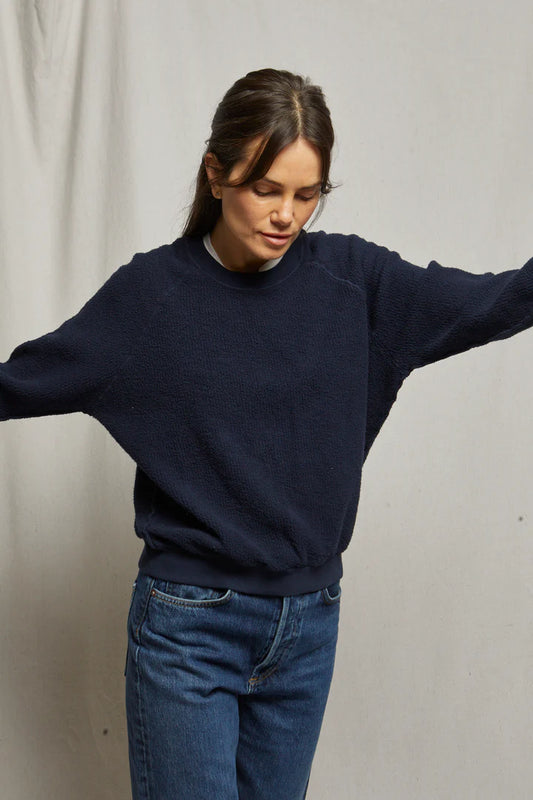 Ziggy Reverse Fleece Crew