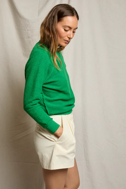 Ziggy Reverse Fleece Crew