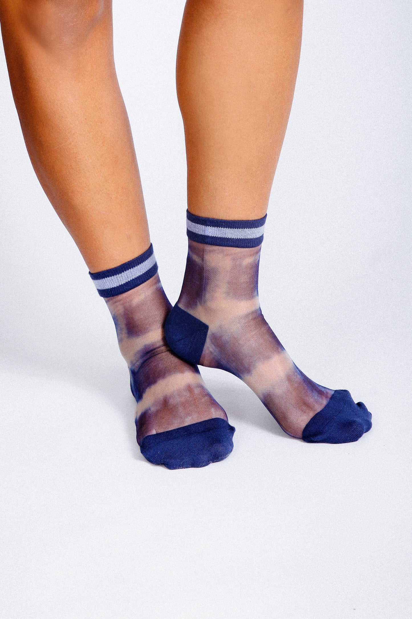 Lisse Tie Dye Sheer Ankle Sock