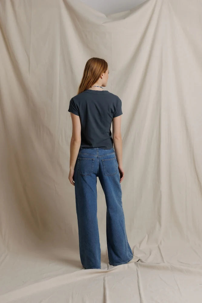 Alanis Recycled Cotton V-Neck
