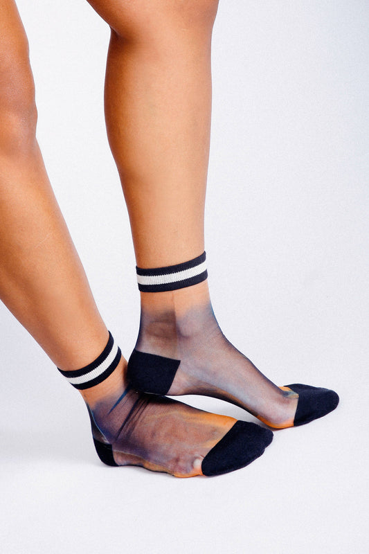 Lisse Tie Dye Sheer Ankle Sock