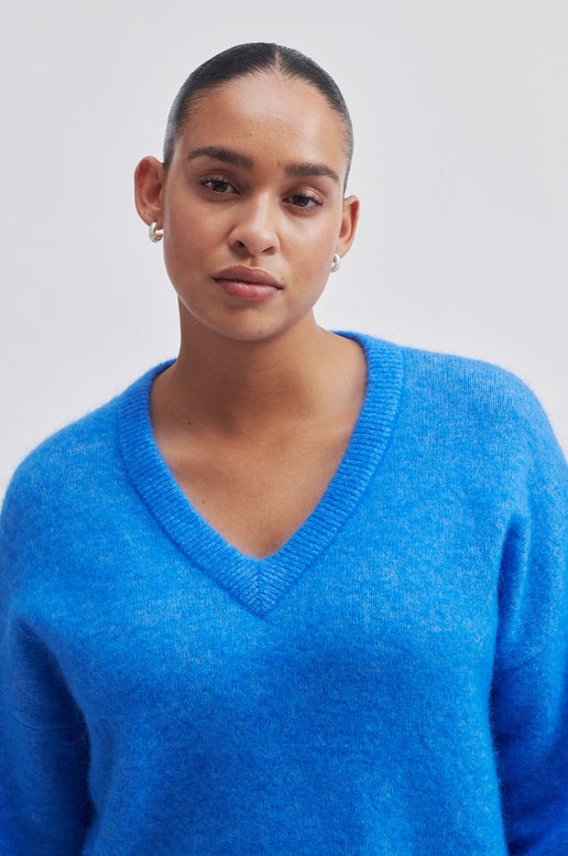 Brook Knit Oversized V-neck