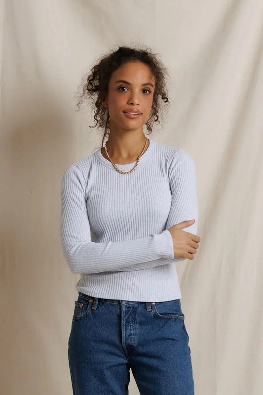 Flora Sweater Rib Top