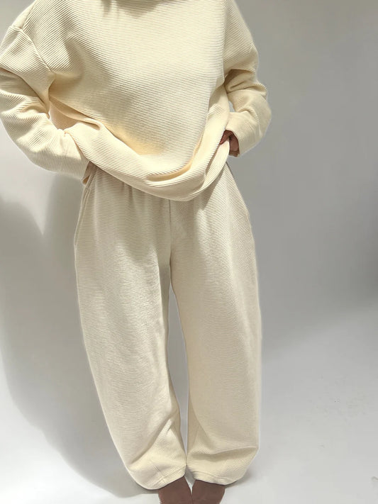 Camden Rippled Cotton Curve Pant