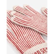 Merino Wool Stripes Knitted Gloves