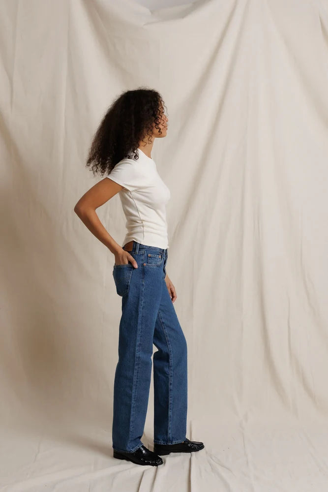 Lili Micro Modal Cashmere Rib Top