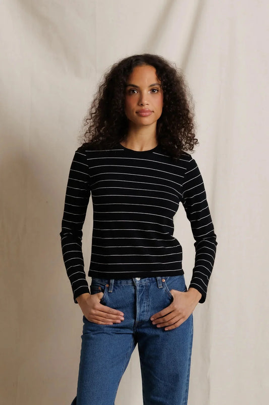 Jamie Cotton Stripe Long Sleeve
