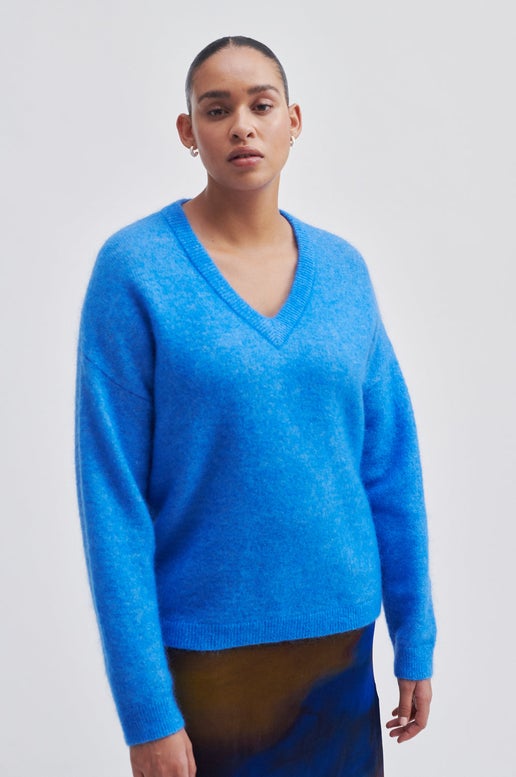 Brook Knit Oversized V-neck