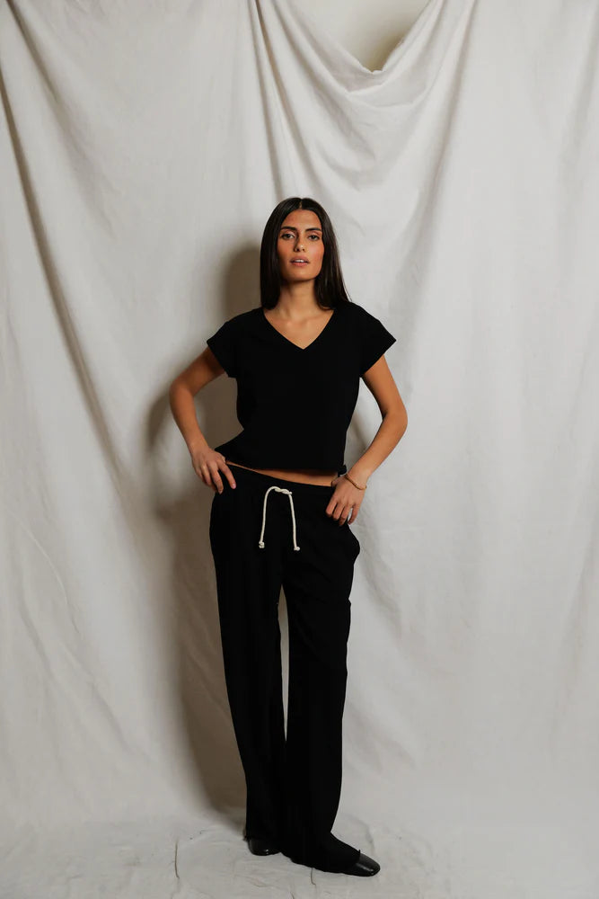 Pearl Japanese Jersey V Neck