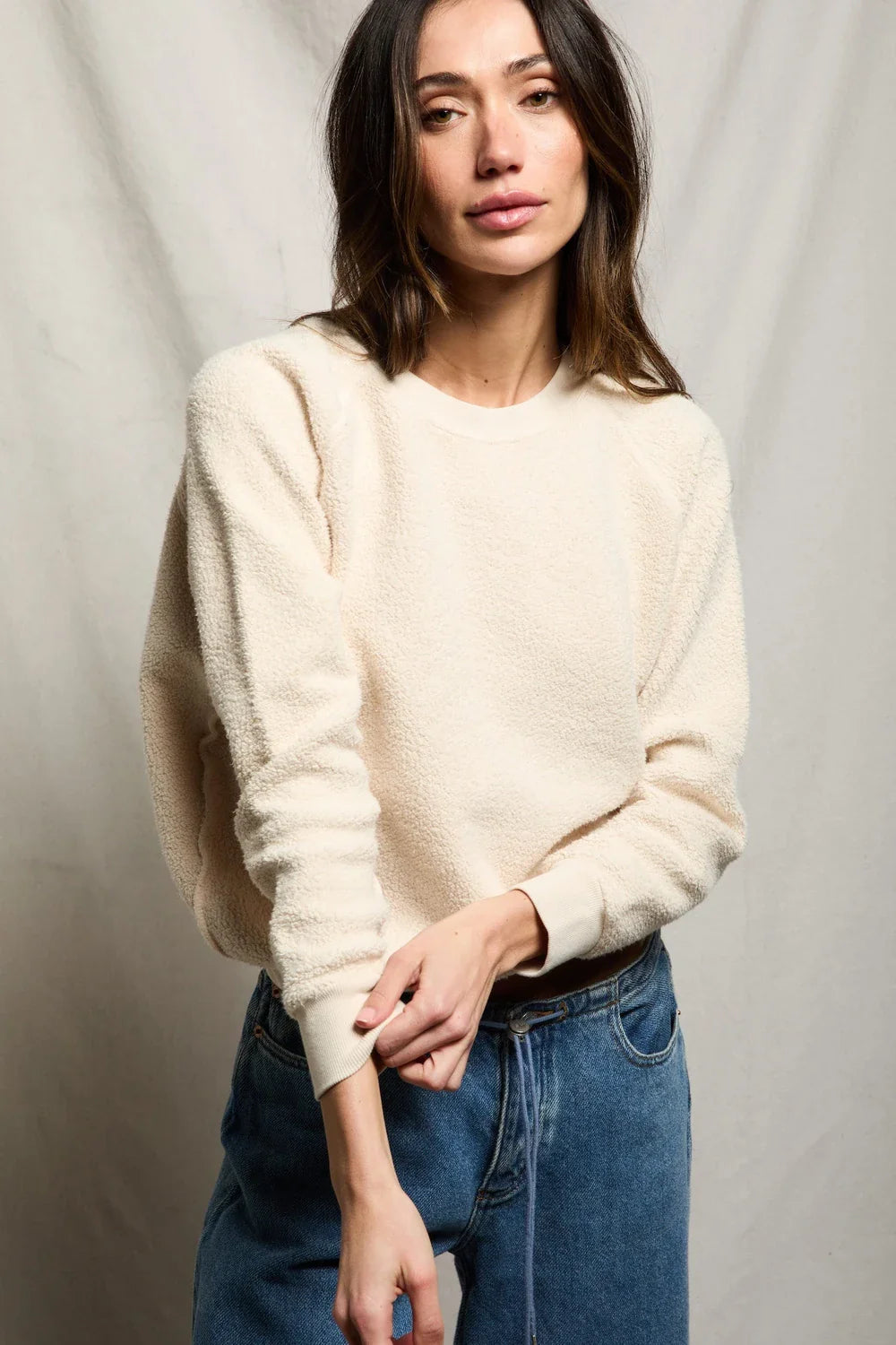 Ziggy Reverse Fleece Crew