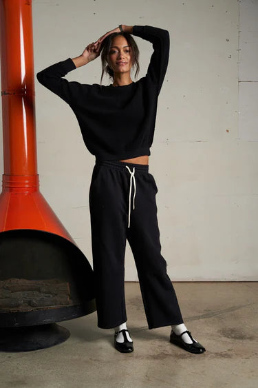 Ziggy Reverse Fleece Crew