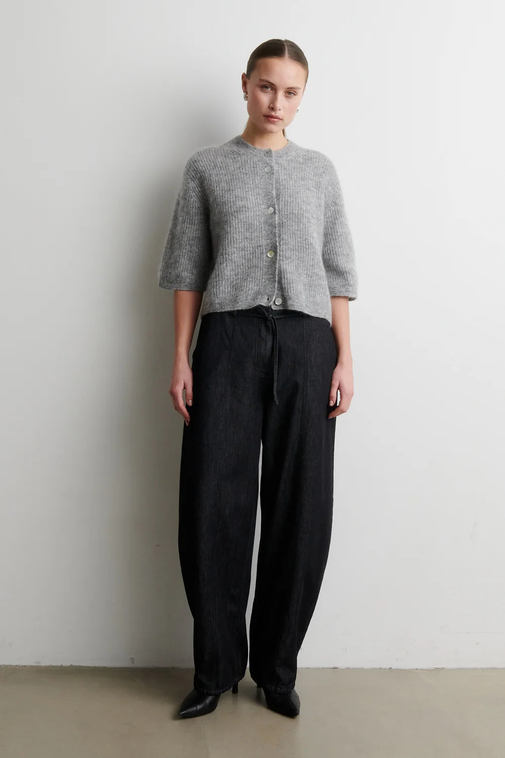 Andrea Knit Rib Cardigan