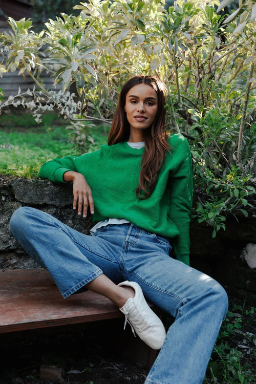 Ziggy Reverse Fleece Crew