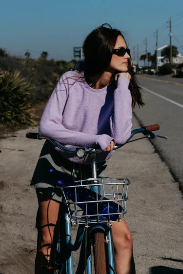 Ziggy Reverse Fleece Crew